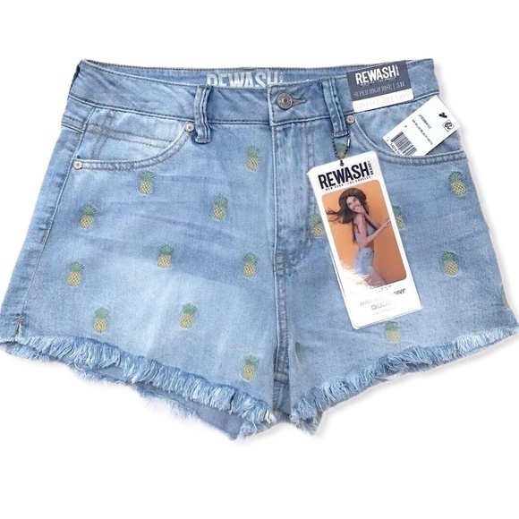 NWT Rewash High Rise Jean Shorts - Size 5 | W27 - Picture 1 of 4